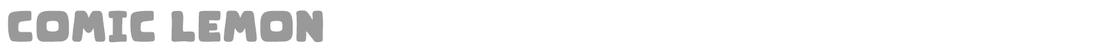Comic Lemon font preview
